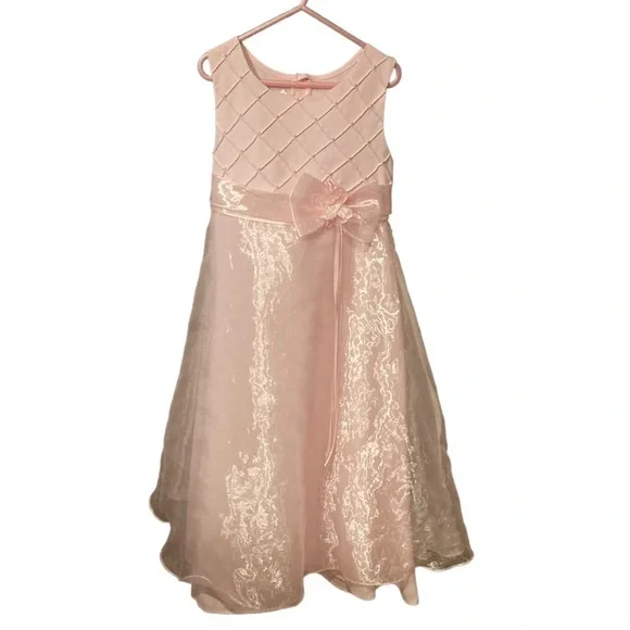 Bonnie Jean | Dresses | Euc Bonnie Jean Girls Holidayparty Dress Size 7 |  Poshmark